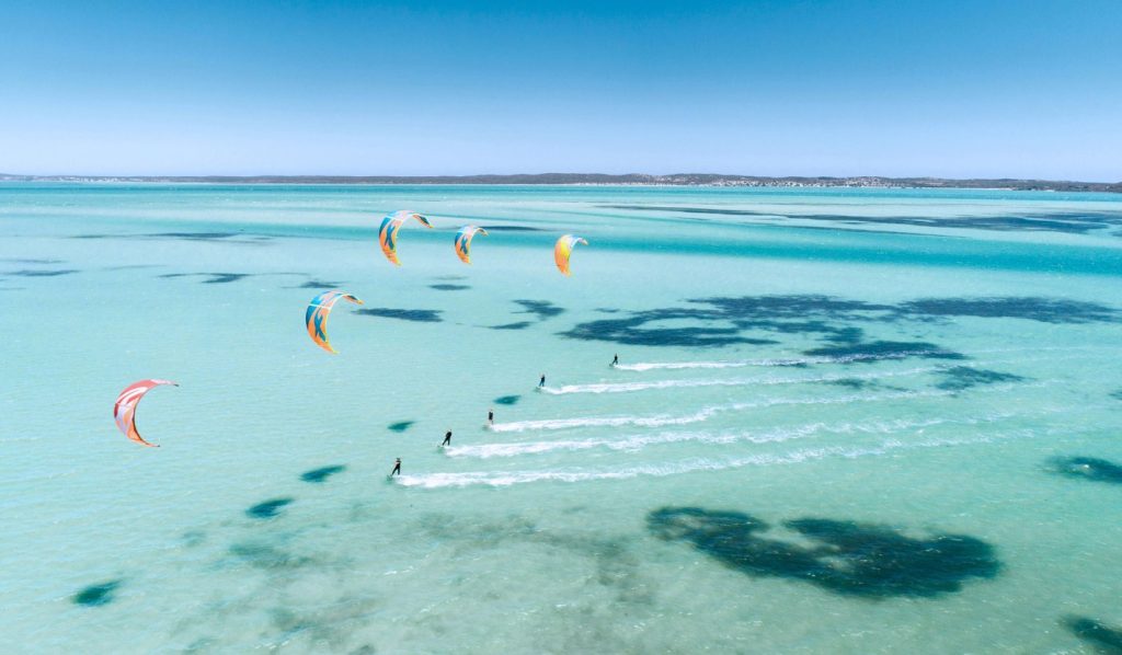 Kitesurfing in Langebaan